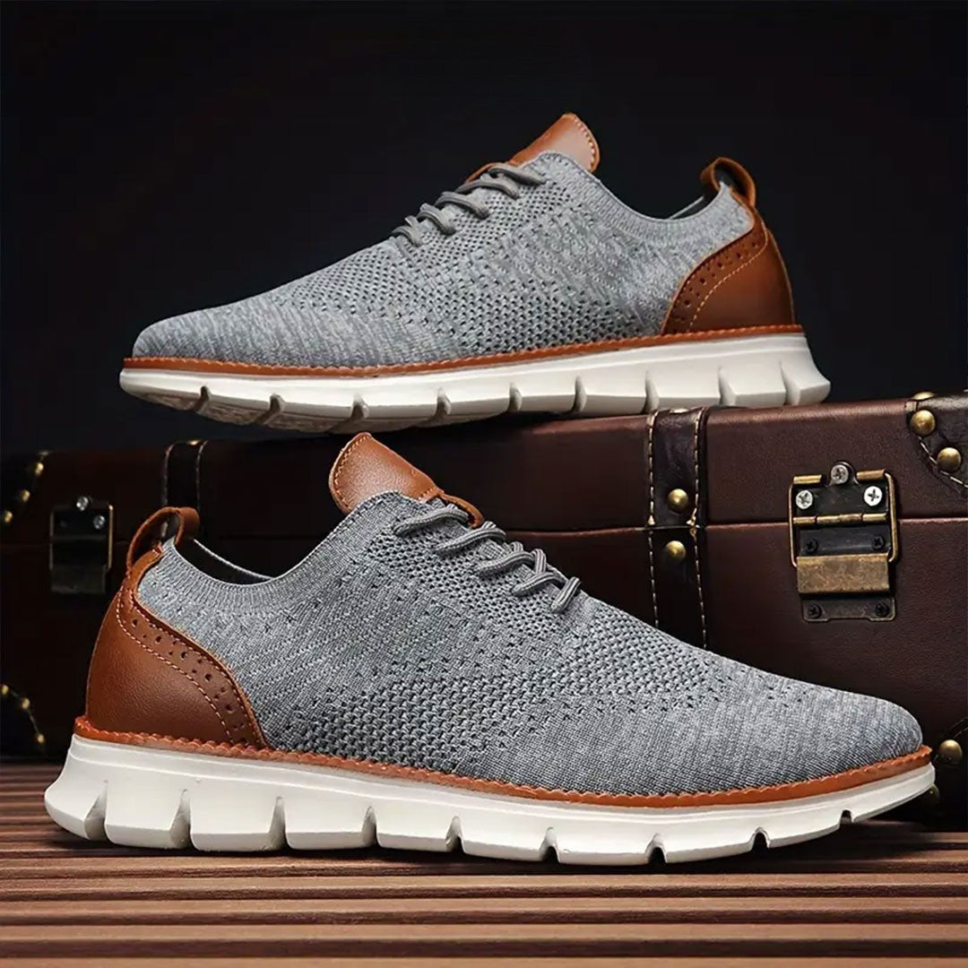 Zapato Elan Flexknit Gris